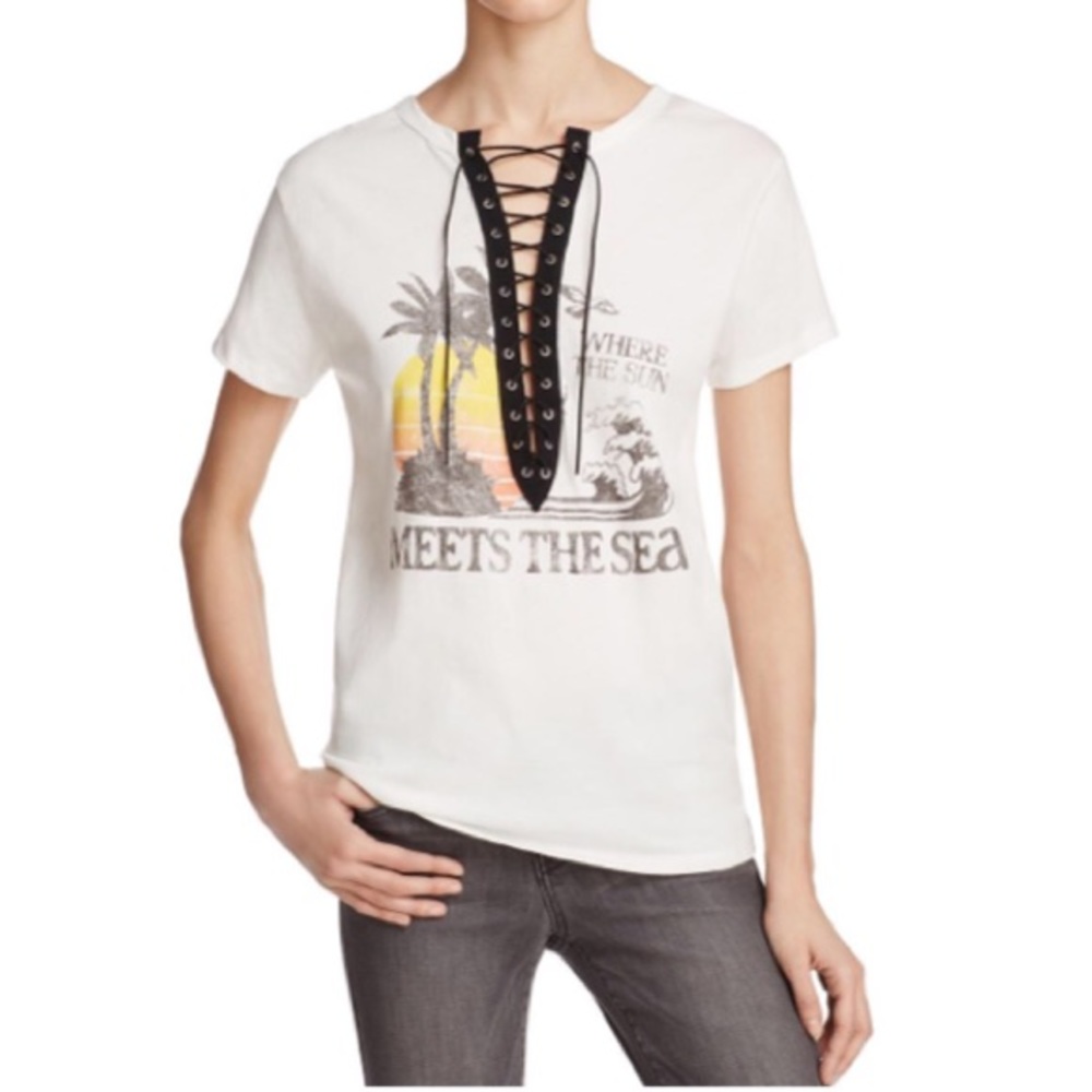Vintage Havana Lace Up TShirt